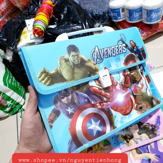 Cặp học thêm 2 ngăn bé trai + gái