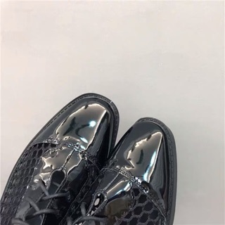 (Order) Boots lưới phối da bóng Quảng Châu cao cấp