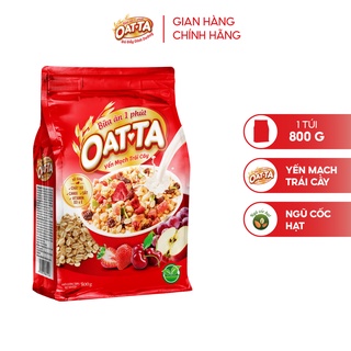 Ngũ cốc Yến mạch trái cây OATTA túi 800g