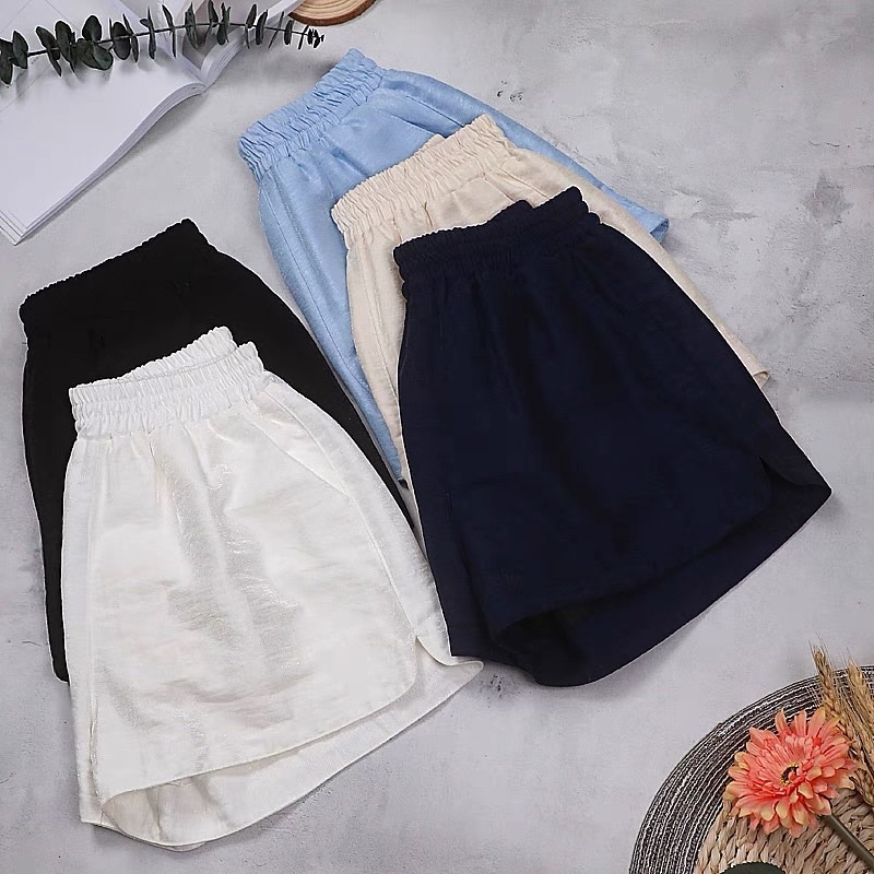 Quần Sọt Đũi- Quần Short Đũi Lạnh xẻ gấu m032