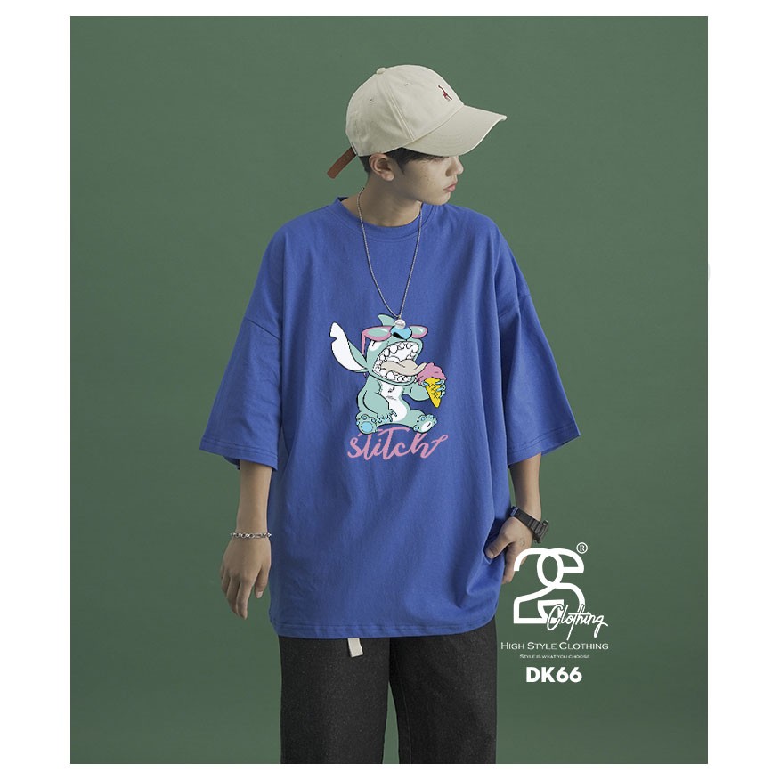 Áo Thun Unisex 2S Clothing - DK66 Form Rộng Tay Lỡ, Áo Phông Nam Nữ Freesize