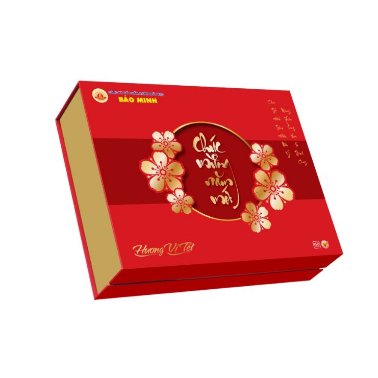 HỘP QUÀ HƯƠNG VỊ TẾT BẢO MINH-1000G