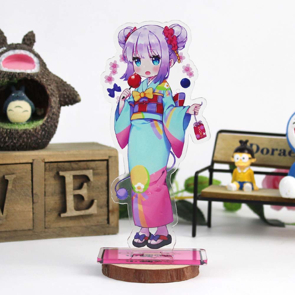 Mô hình nhân vật anime Miss Kobayashi's Dragon Maid Kanna KannaKamui bằng acrylic đứng được để bàn
