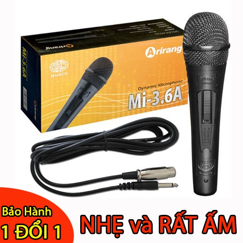 [Freeship] Micro karaoke ARIRANG MI 3.6 có dây