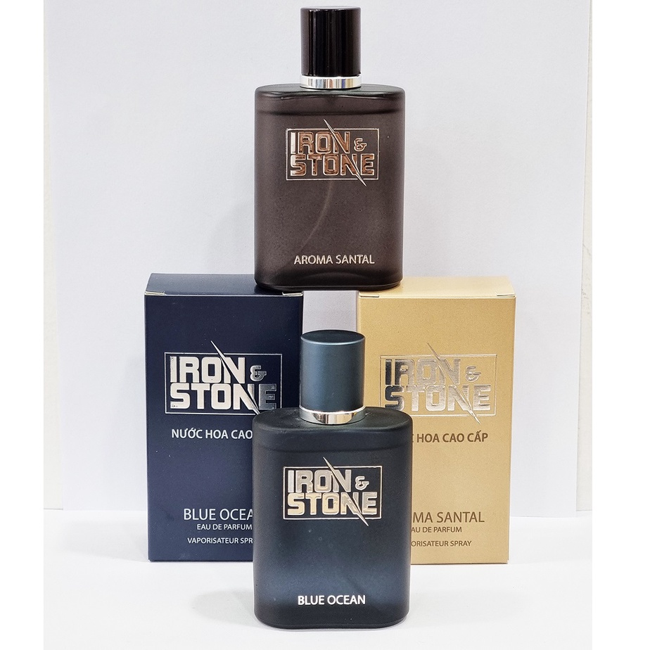 Nước hoa IRON &amp; STONE Blue Ocean 50ml Z2002 - Dành cho nam
