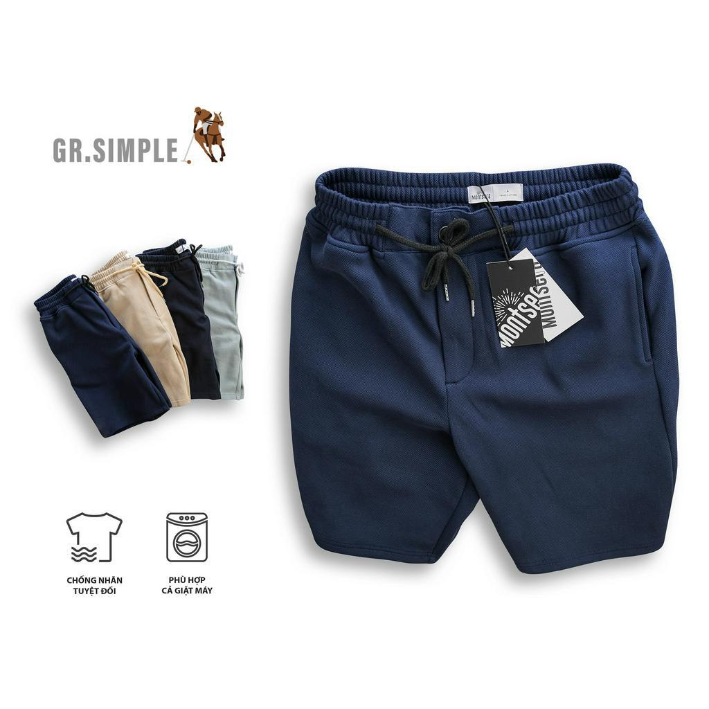 Quần ĐÙI nỉ Nam Nữ GRAYHOMME chất nỉ Knit CRAB (BSN002)