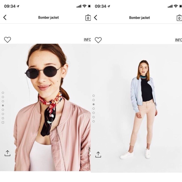 💥Bomber jacket Bershka xuất xịn