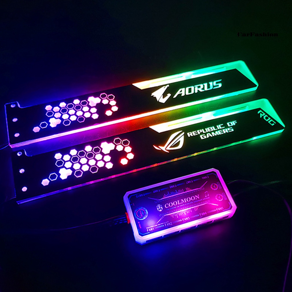 BKP* Graphics Card Bracket Luminous Strong Structure RGB 12-color LED GPU Support for Computer | BigBuy360 - bigbuy360.vn
