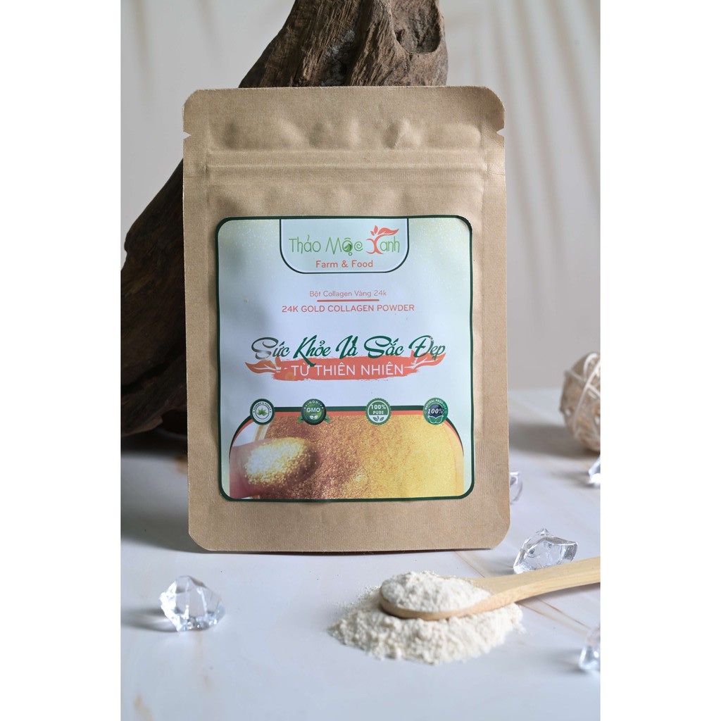 Mặt nạ collagen vàng 24k gói 100g