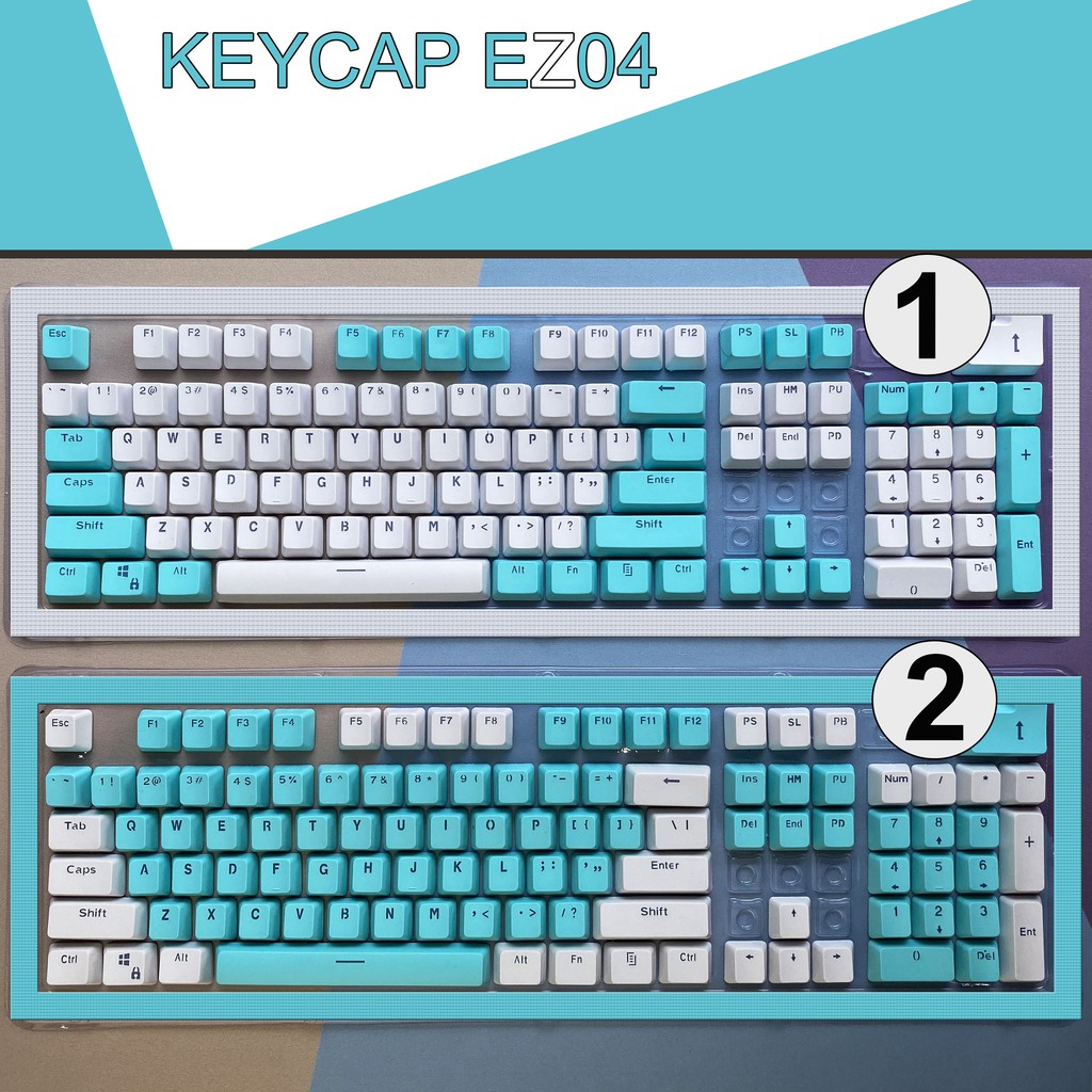 [Mã SKAMSALE03 giảm 10% đơn 200k] Keycap PBT Xuyên Led EZ-04