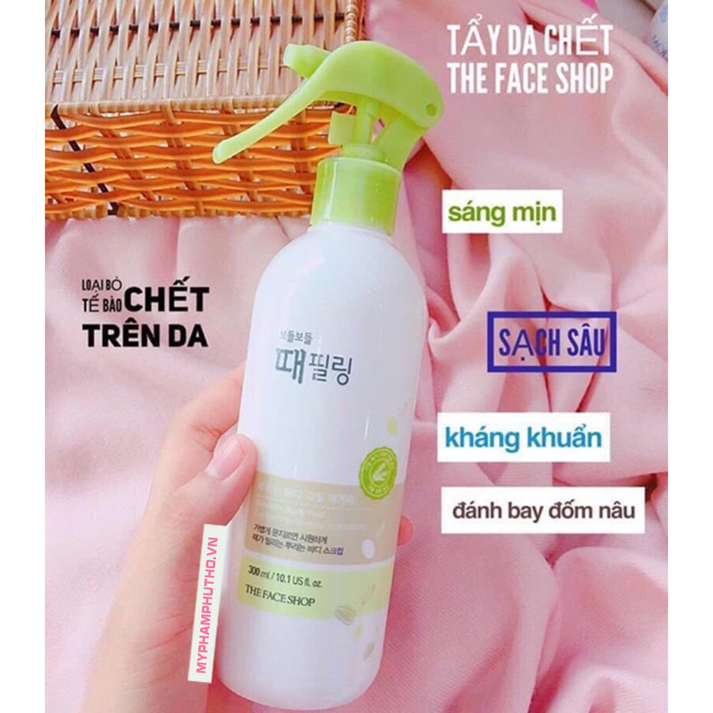 [SIÊU HÓT ] Tẩy da chết Body toàn thân dạng xịt The Face Shop