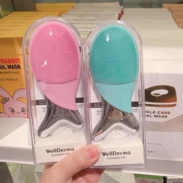 MÁY RỬA MẶT CÁ WELLDERMA Hàn Quốc