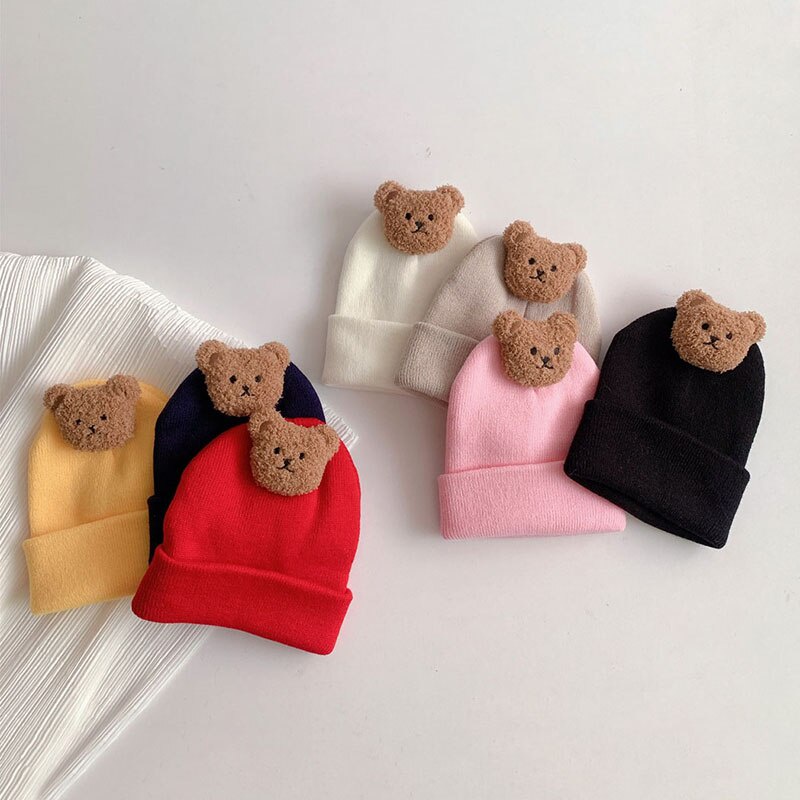 Mũ Len Beanie Dễ Thương Cho Bé