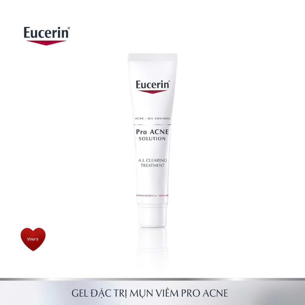 Kem giảm mụn và nhờn Eucerin Pro Acne AI Clearing Treatment 40ml