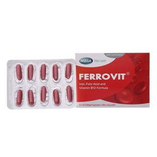 FERROVIT – Viên uống bổ máu, bổ sung sắt [ FERROVIT / fe / folic