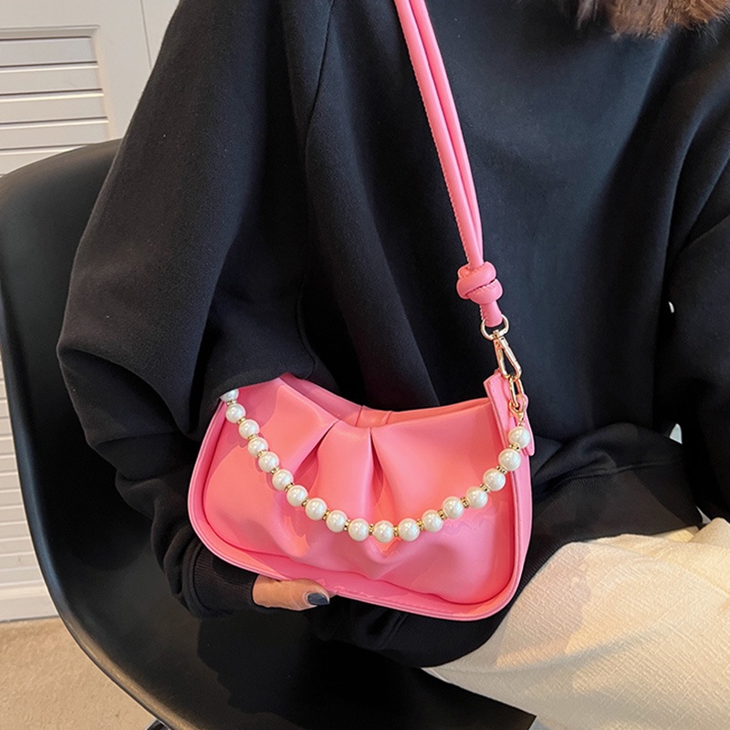 Túi Đeo Vai Đính Ngọc Trai Thời Trang Sang Trọng Cho Nữ