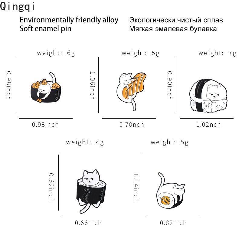Ghim cài áo Miss Zoe kiếu chú mèo hoạt hình đáng yêu