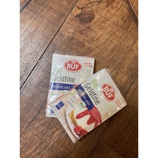 Gelatin hưu cơ Ruf bio ĐỨC 9g làm kẹo dẻo, thạch cho bé