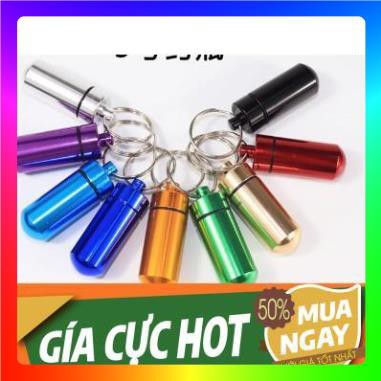 Ống Nhôm Cứu Sinh - Đựng Thuốc- Tiên- Có Ron Chống Thắm Nước