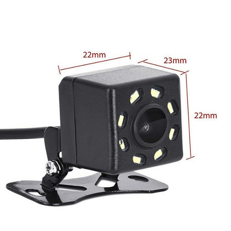 Camera Lùi Dành Cho Ô Tô Chống Nước 8 LED Vuông