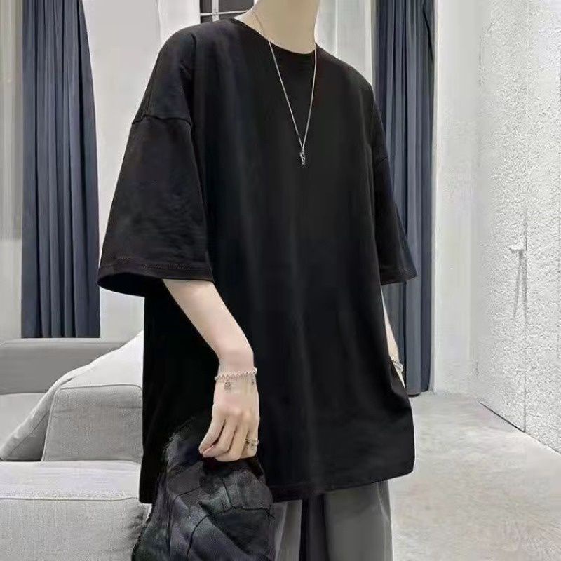 Áo polo Tay Ngắn Dáng Rộng Họa Tiết Kẻ Sọc Thời Trang Mùa Hè Phong Cách Hồng Kông Cho Nam