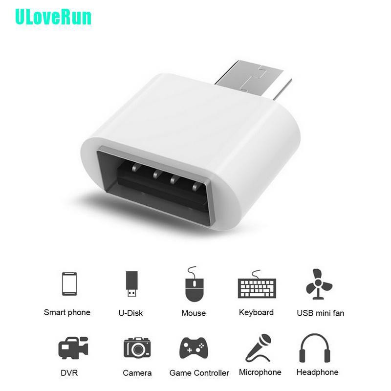 Set 2 bộ chuyển đổi cổng micro USB sang USB A 2.0 đa năng