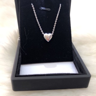 Dây chuyền mặt tim trơn LINH MIU SILVER