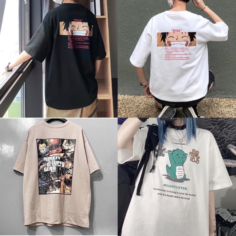 Áo thun tay lửng free size
