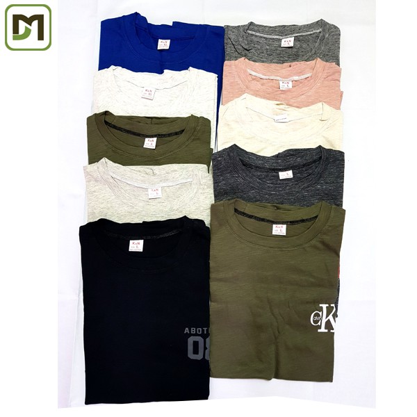 COMBO 4 áo thun nam mới chất cotton VNXK - Mix màu ngẫu nhiên size từ 50-75kg