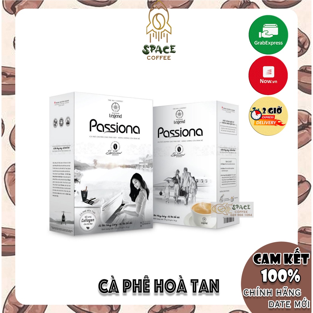 Cà Phê Legend Passiona 4in1 Trung Nguyên (Hộp 14 Gói)