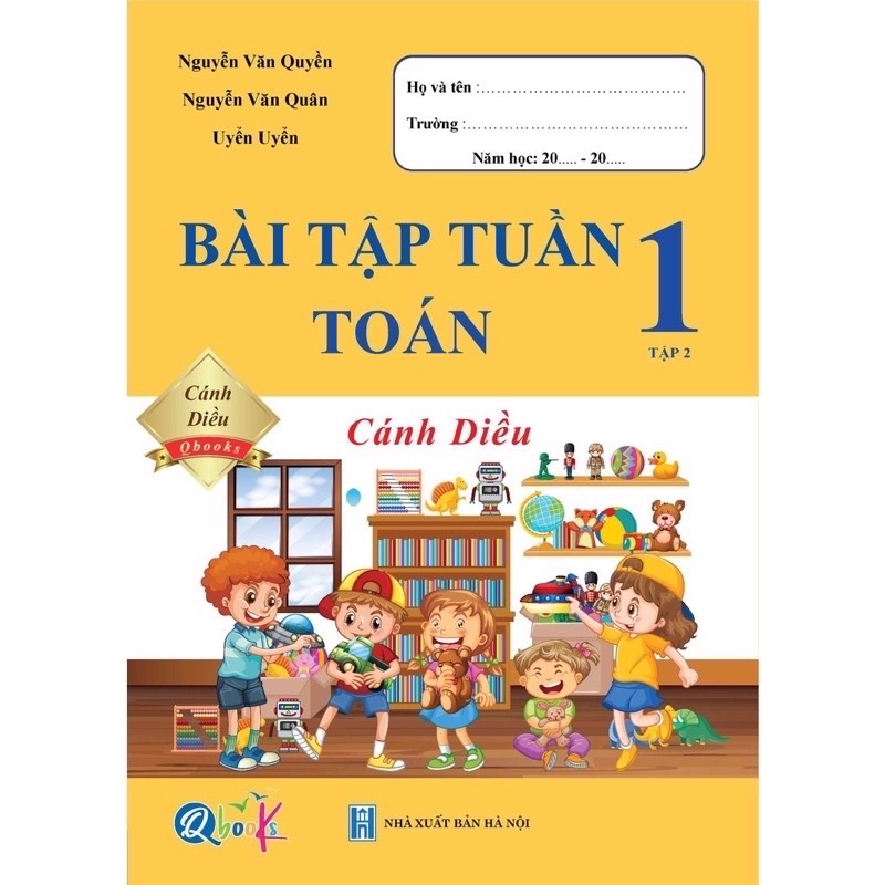 Sách - (Combo 2 tập) Bài Tập Tuần Toán 1 - Cánh Diều