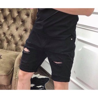[ Yêu Thích ]Quần Ngố Nam kaki  Xước Rack - Kiểu Thời Trang Hàn Quốc