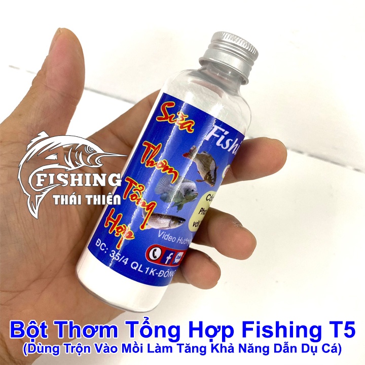 Mồi Câu Cá, Sữa Thơm Tổng Hợp Fising T5 Tăng Độ Thơm Và Hấp Dẫn Cá Cắn Câu