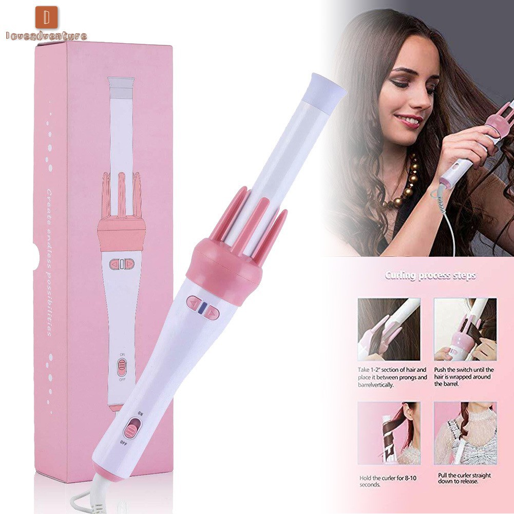 MÁY UỐN TÓC XOĂN XOAY TỰ ĐỘNG 360 VIVID VO GUE - gayuontoc