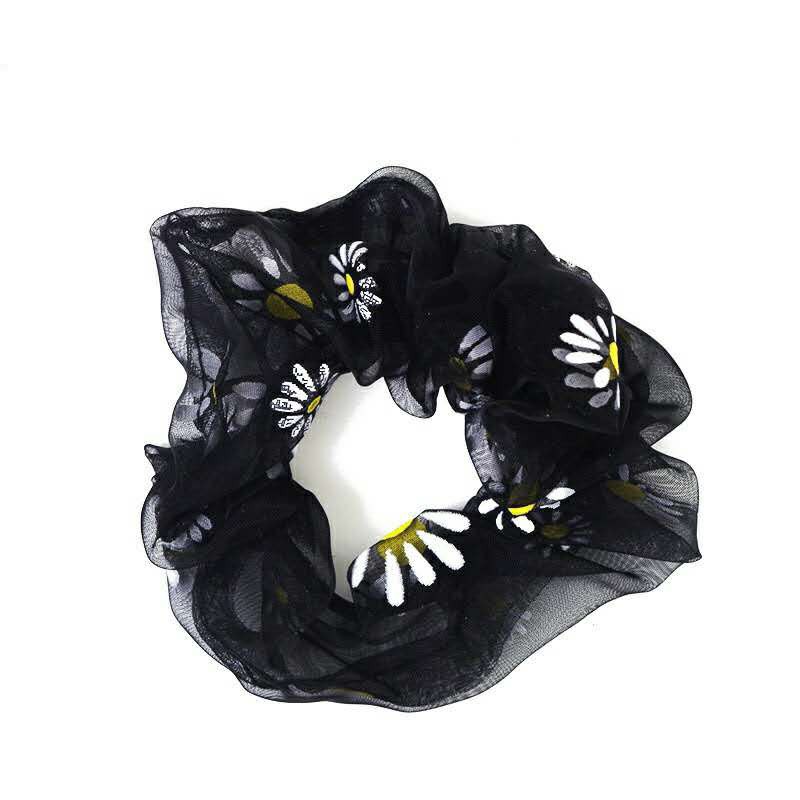 sỉ 100 chiếc scrunchies hoa cúc xinh