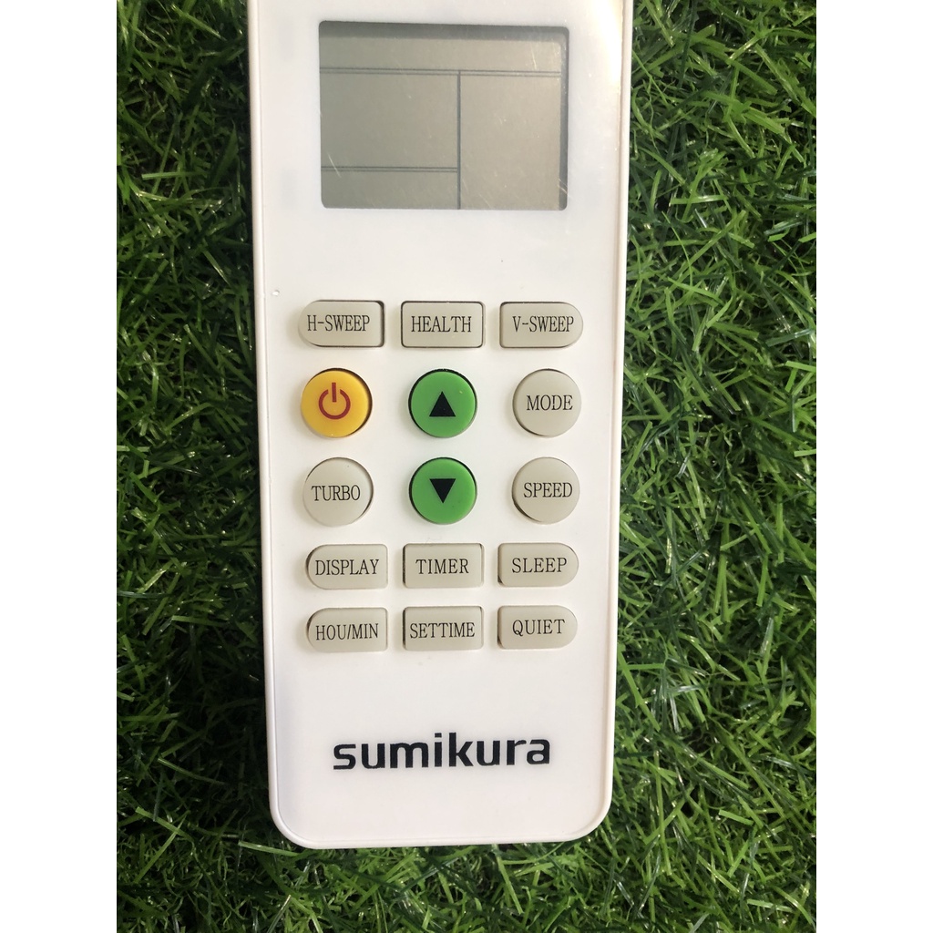 Điều khiển điều hòa Sumikura 2 nút xanh 1 chiều và 2 chiều - tặng kèm pin chính hãng - Remote Sumikura