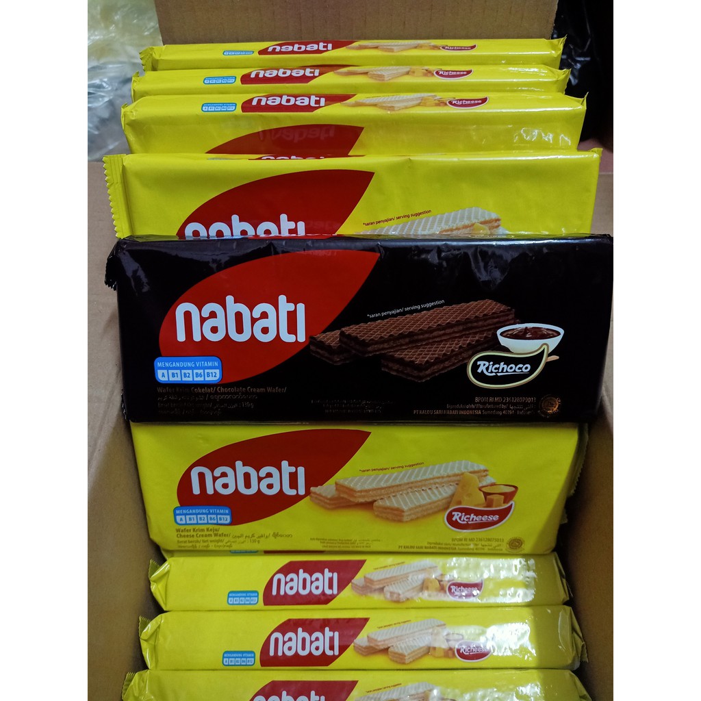 [Mã GRO2405 giảm 10% đơn 250K] Bánh Xốp Nabati Socola Rechoco Gói 130g