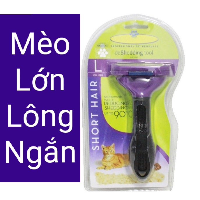 Lược Fur-minator cao cấp cho mèo lông ngắn - Lược chó mèo anh lông ngắn