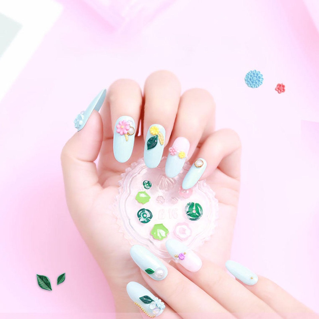 Khuôn Silicone Tạo Hình Hoa Cúc Trang Trí Móng Tay 3D DIY