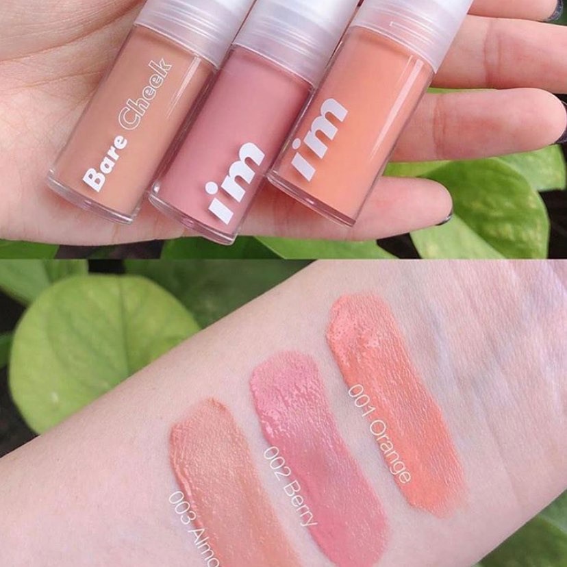 Màu má hồng dạng kem I'm Meme I'm Bare Cheek Liquid 3ml - CHÍNH HÃNG HONGS BEAUTY