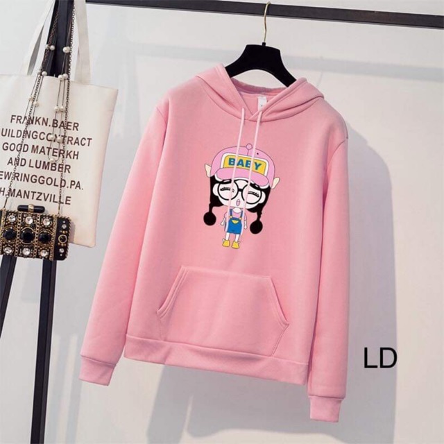 Áo hoodie cô gái Baby LDU0919