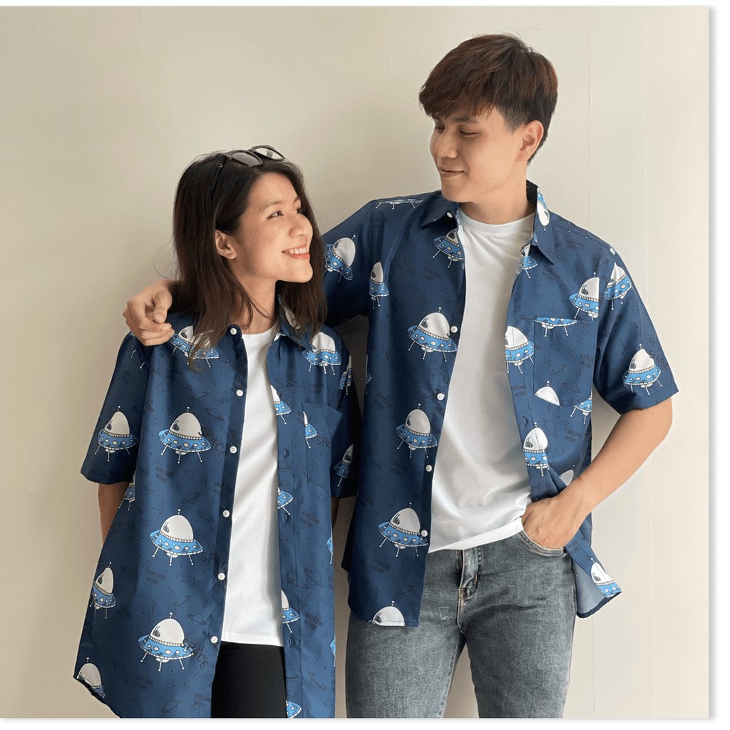 ÁO SƠ MI FORM RỘNG XINH XẮN CHO CÁC BẠN NAM LANA FASHION