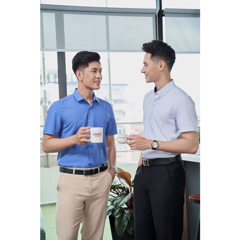 Áo sơ mi ngắn tay Slim Fit DGCs - SASN2038M