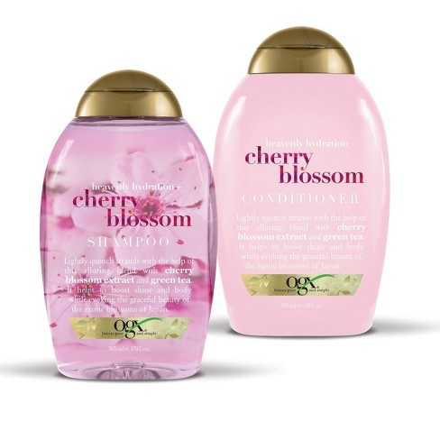 COMBO Dầu gội + Xã OGX Heavenly Hydration Cherry Blossom 385ml