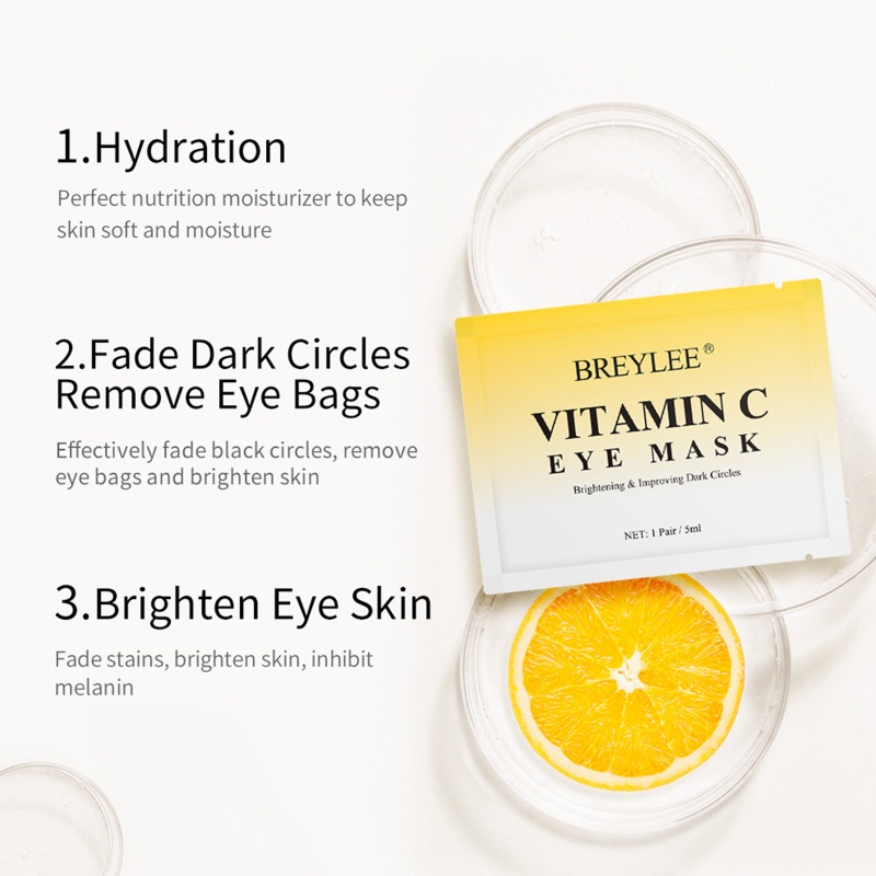 Set 8 cặp mặt nạ mắt vitamin C dưỡng ẩm chống lão hóa tiện dụng
 | BigBuy360 - bigbuy360.vn