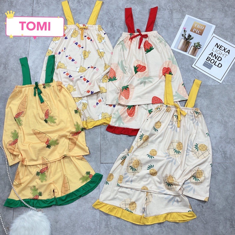 Bộ ngủ nữ hai dây trẻ trung - TOMI BOUTIQUE | BigBuy360 - bigbuy360.vn