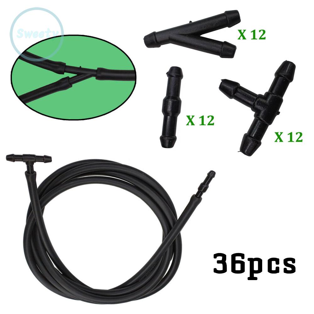 Set 36 đầu nối vòi nước rửa kính chắn gió ô tô tiện dụng