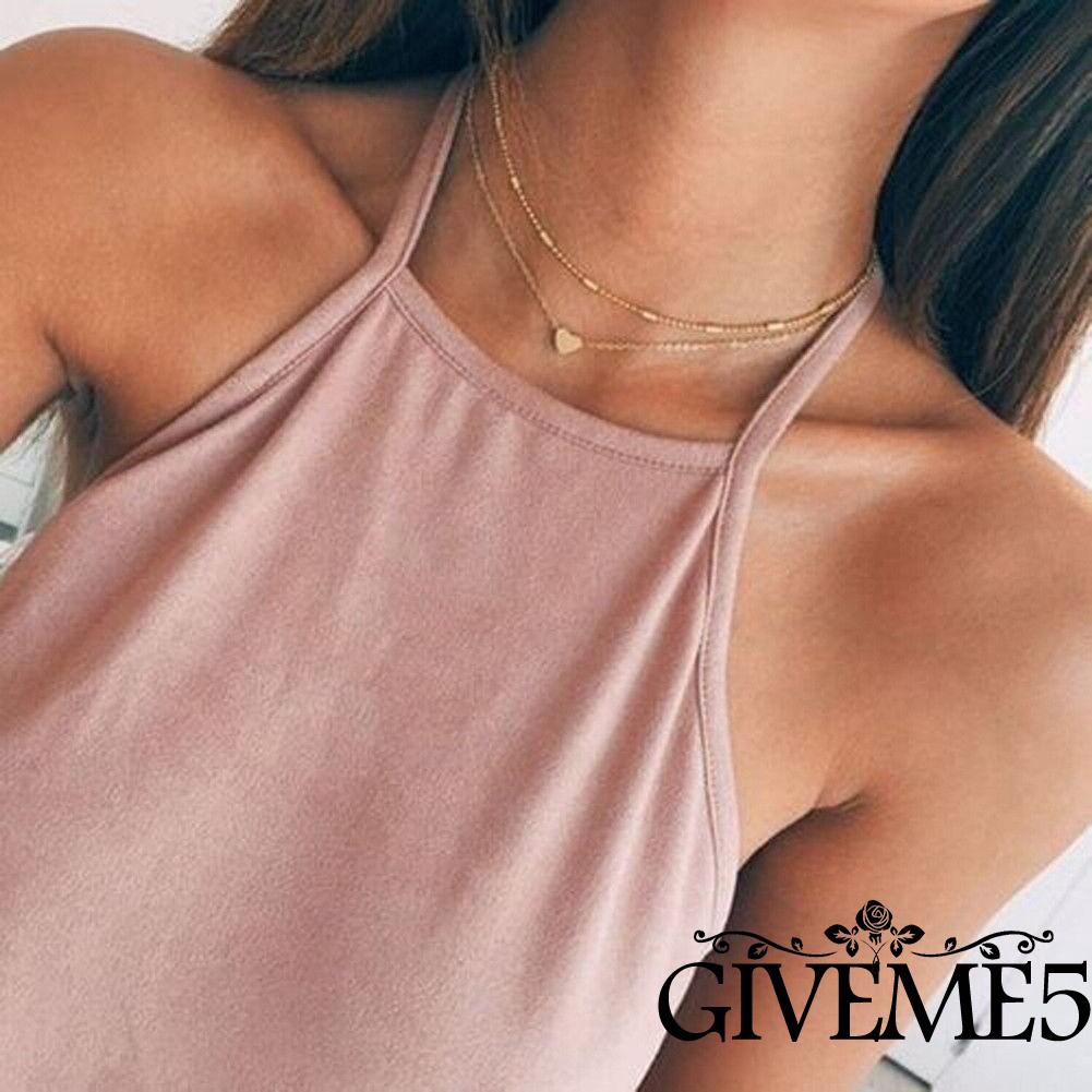 Vòng cổ mặt trái tim thời trang cho nữ