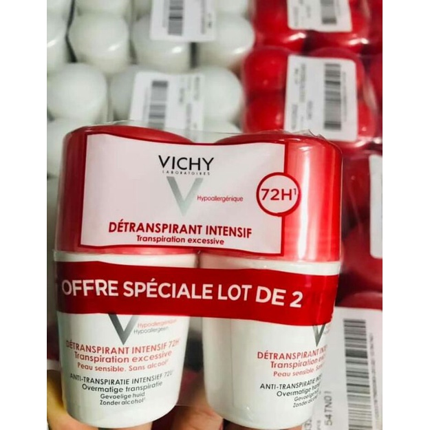 Lăn nách, lăn khử mùi Vichy Pháp 50ml