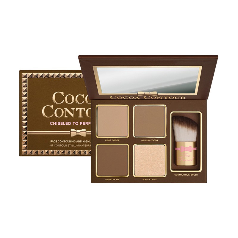 Too faced Bảng Phấn Bắt Sáng Tạo Khối Kèm Cọ Trang Điểm